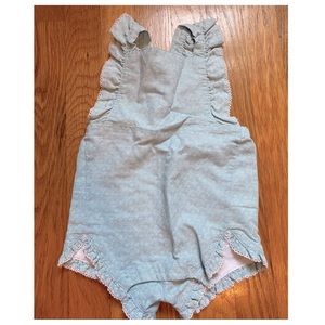Blue romper with lace detail!
